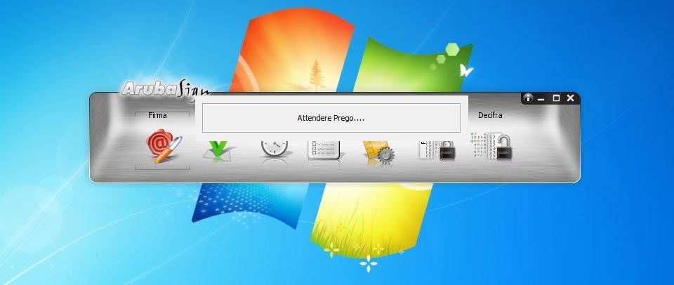 ArubaSign attendere prego
