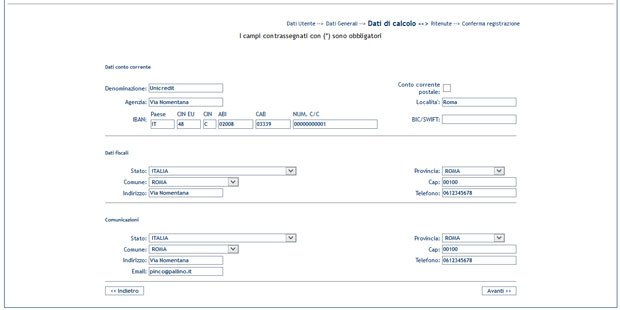 registrazione lsg istanza siamm