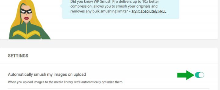 Wordpress veloce wp smush