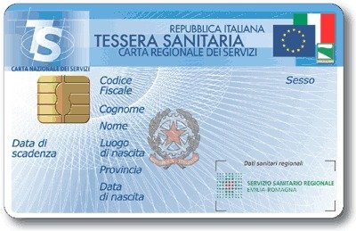 tessera sanitaria carta nazionale dei servizi - TS-CNS