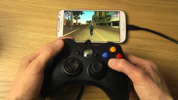 usb otg gamepad collegato a smartphone android