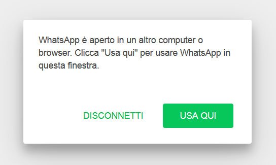 usa whatsapp qui