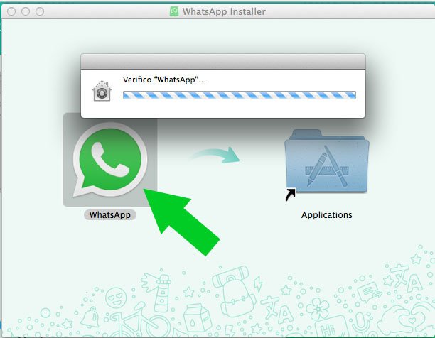 Avvio installazione whatsapp