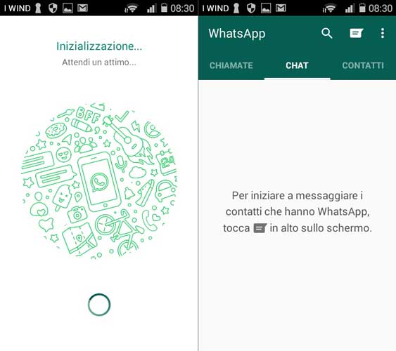 configurare whatsapp android