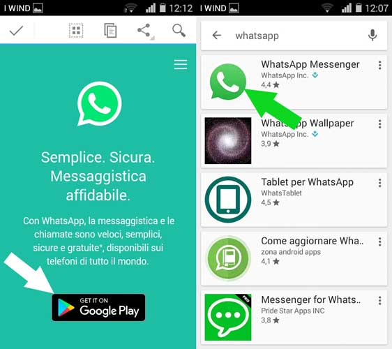 scaricare whatsapp gratis per android