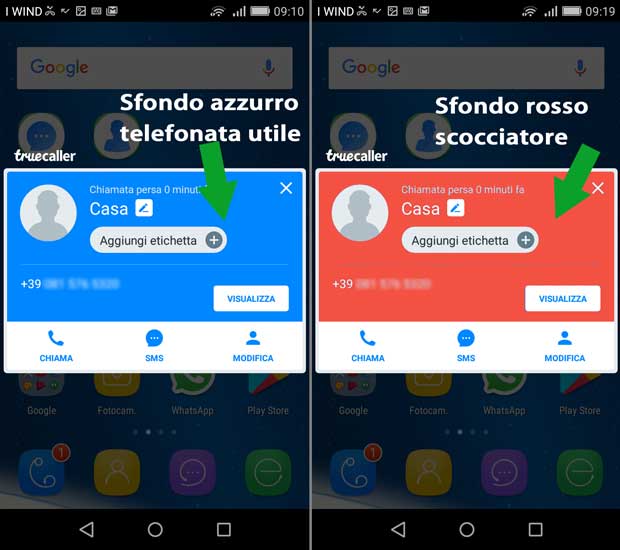 finestre telefonate truecaller - trova intestatario numero fisso