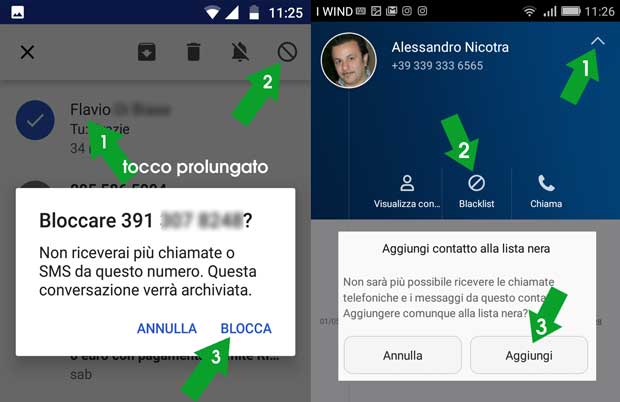 altri blocchi SMS android