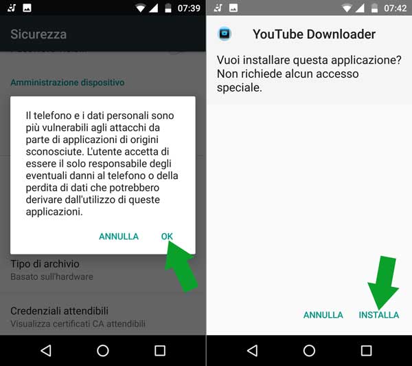 installa YouTube Downloader