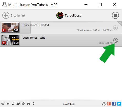 scaricare musica da YoutTube con MediaHuman YouTube to MP3