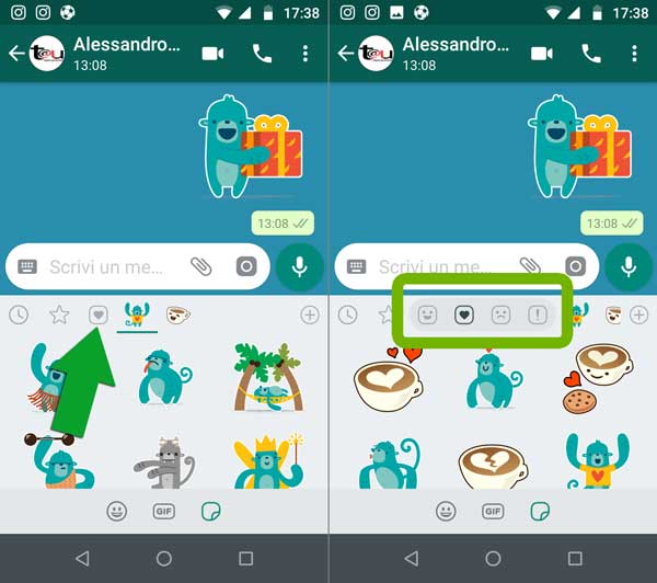 sticker per whatsapp - set tematici