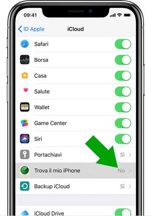 trova il mio iPhone